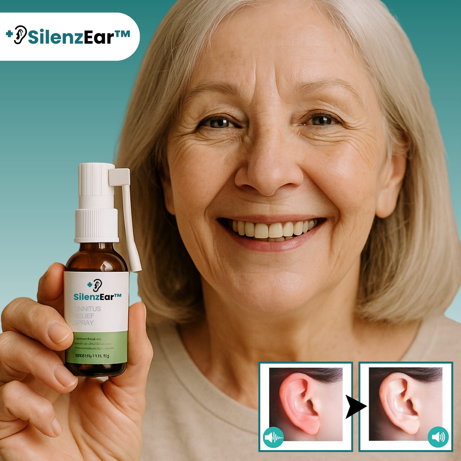 SilenzEar™ Øjeblikkelig Lindring mod Tinnitus Spray
